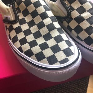 Vans Ultra Cush Checkered Slip On Sneakers
